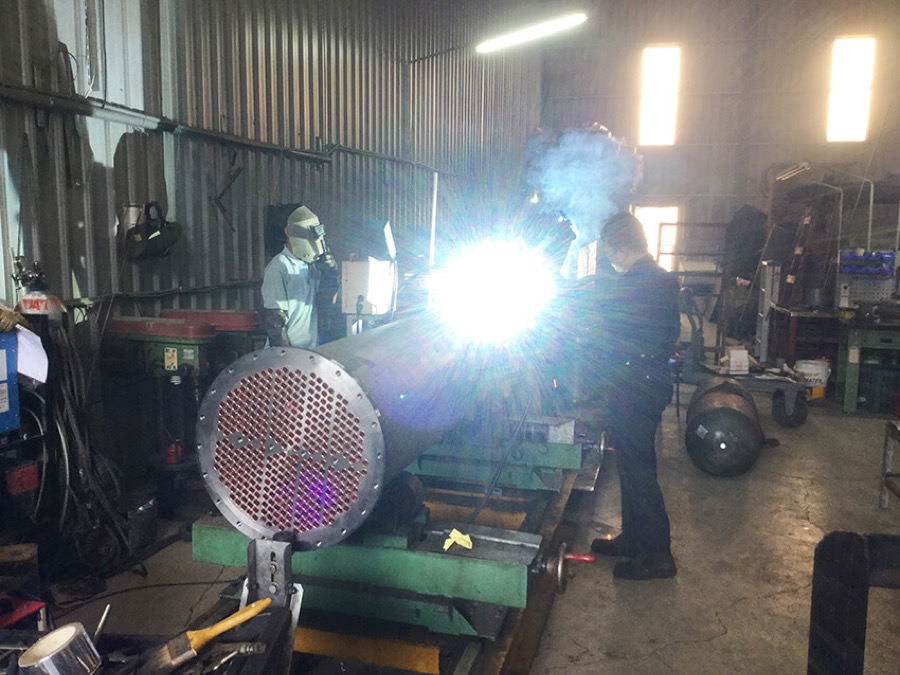 設備製造中